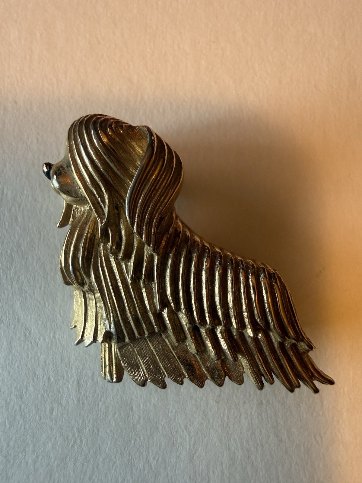 Gorgeous Vintage Marcel Boucher Brooch Signed & Numbered YORKSHIRE DOG / 8166 P