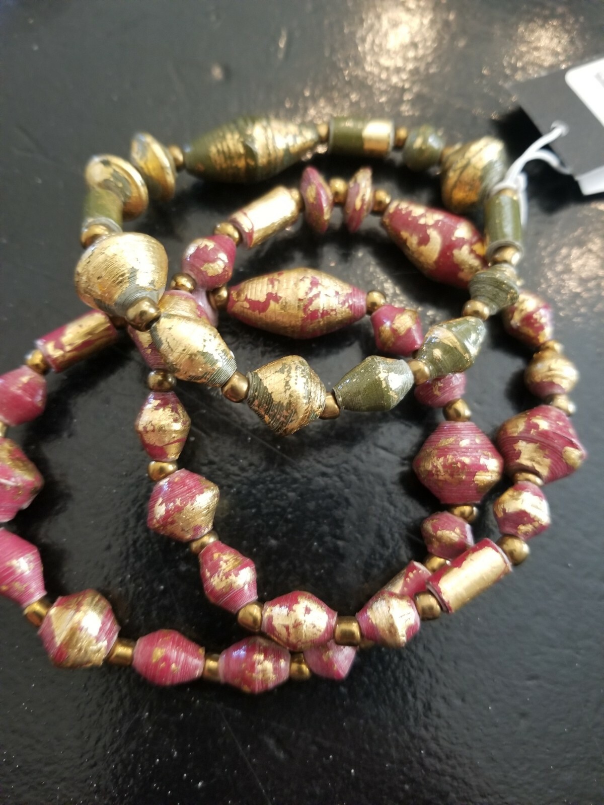 Thirty One Bits Starlight Beaded African Bracelets Handmade. New. Elastic $48.