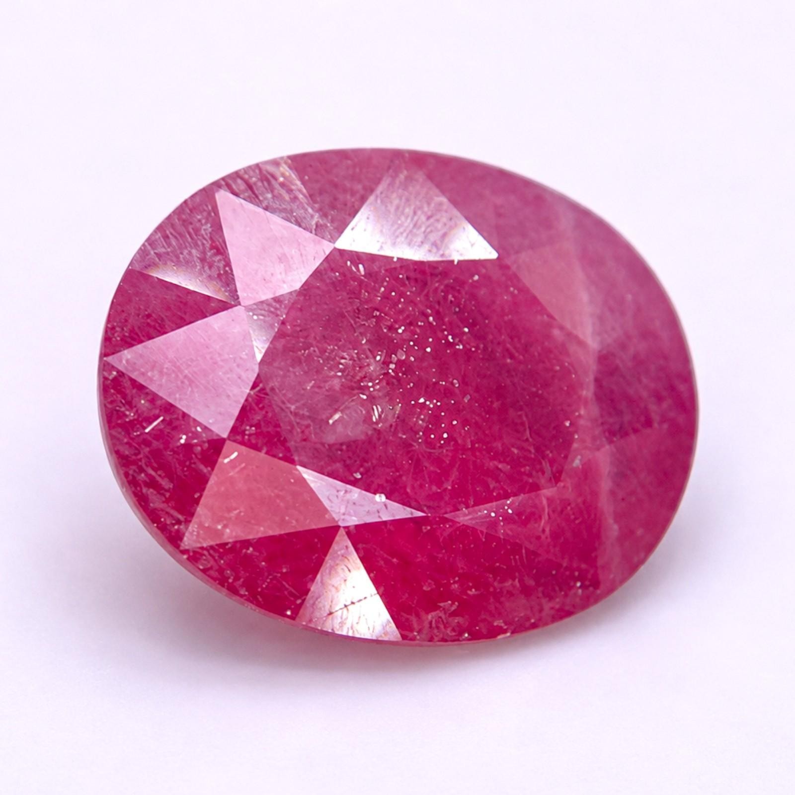 20.00 ct RUBY – SRI LANKA – Natural Rare Unusual Large Faceted Gemstone