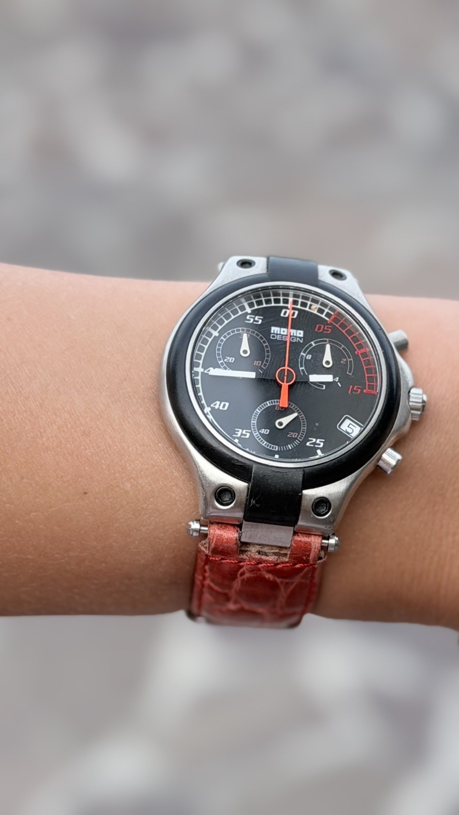 Momo Design Speed MD014 Chronograph Quartz Swiss Made Steel 39mm Men