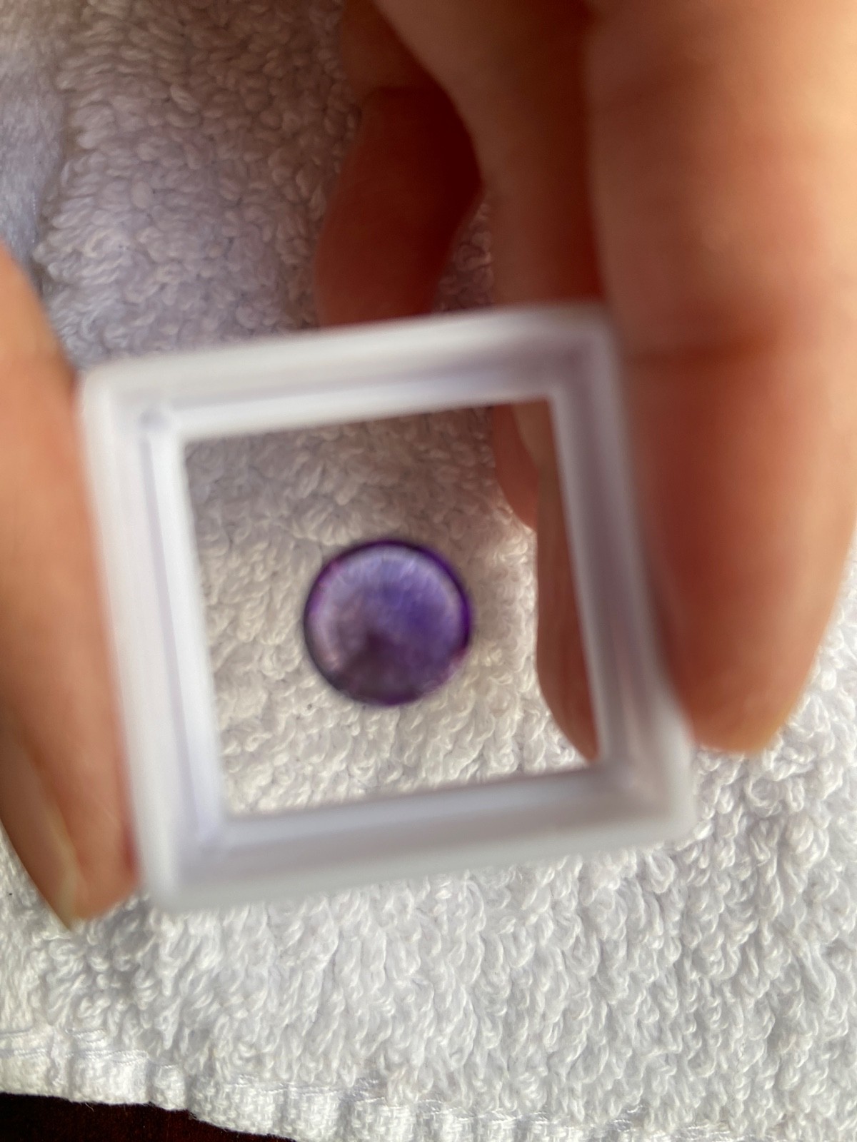 10.2 MM Natural Violet Purple-Ish Amethyst Fancy Faceted Loose Gem