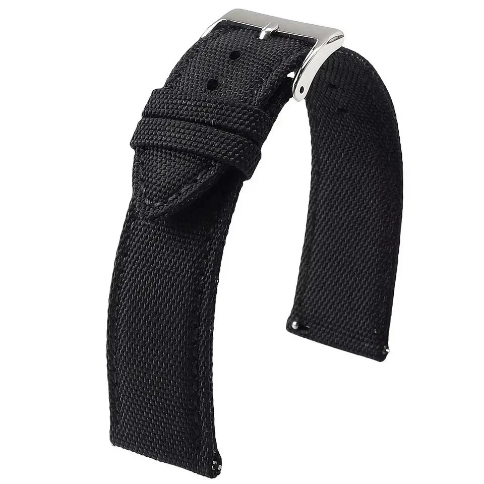 18mm 19mm 20mm 21mm 22mm 24mm Waterproof Sailcloth Watch Strap Two-Sided Nylon