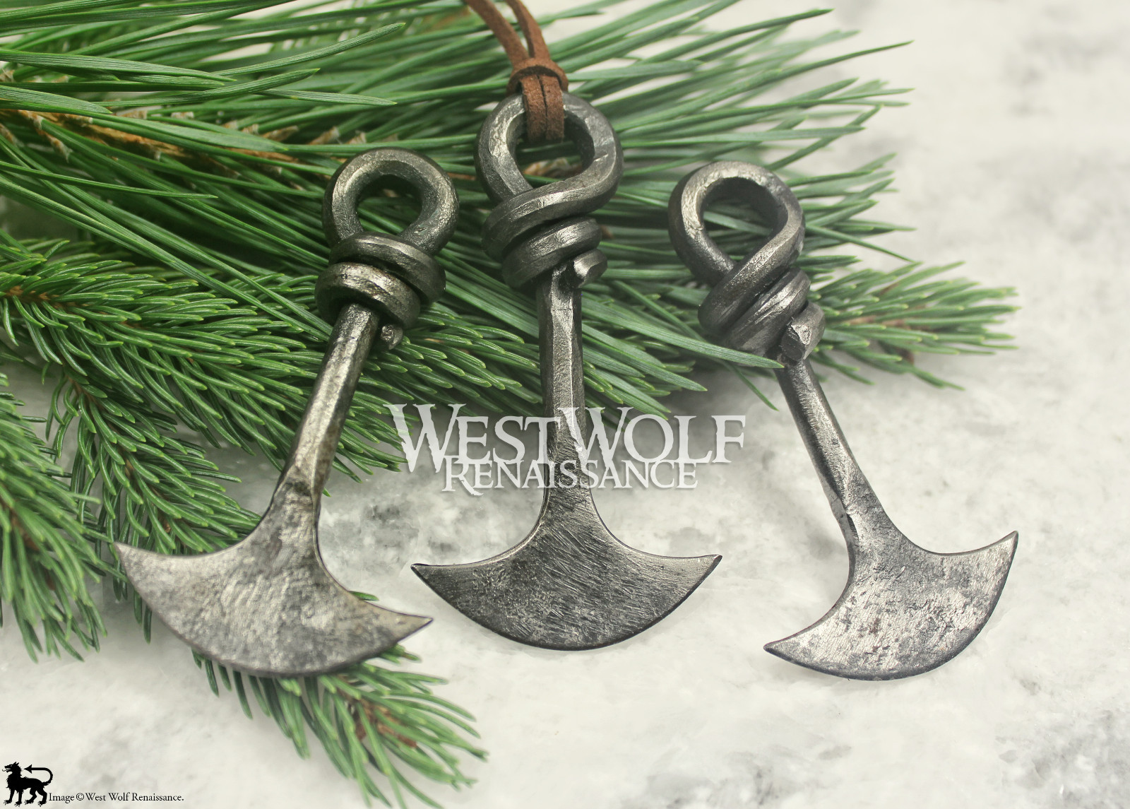Large Viking Axe Blade Pendant – Hand-Forged Wearble Tool & Jewelry — Norse/Me
