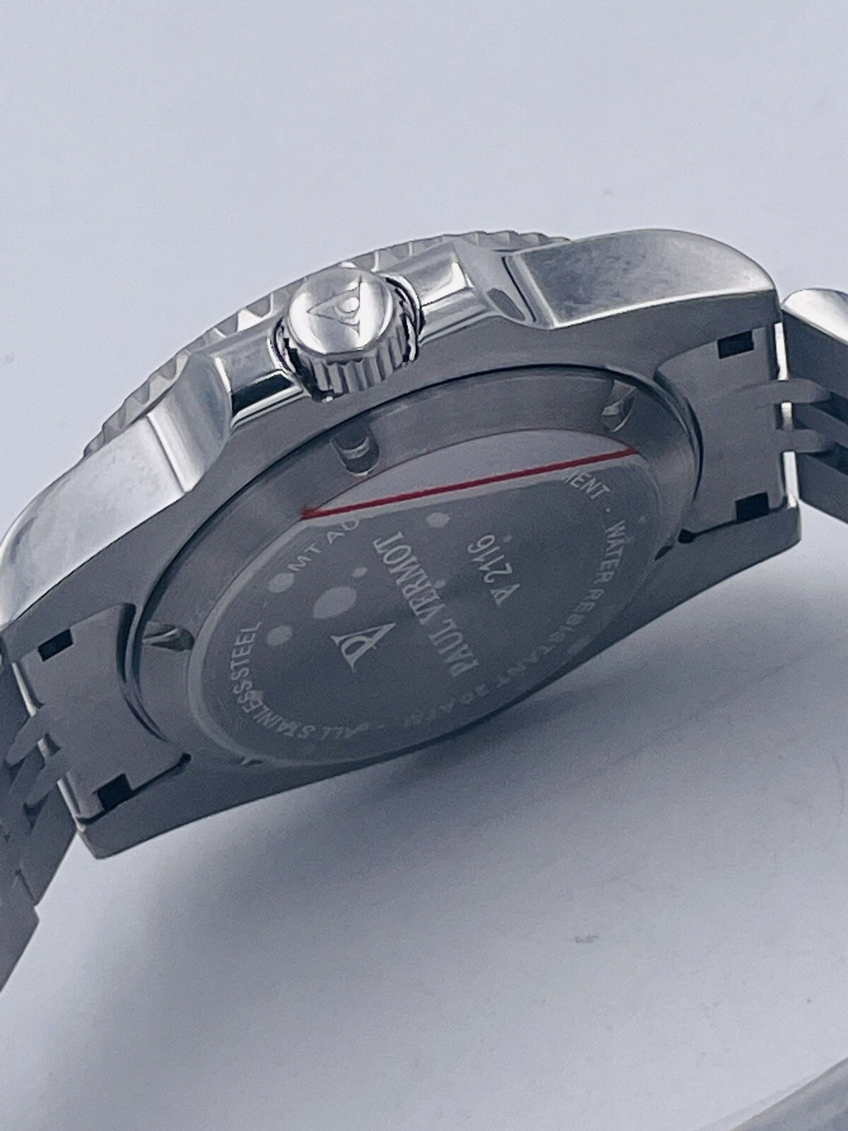 Paul Vermot GMT Automatic Ceramic Watch Pv2116BLKJ/540 Very Discounted New