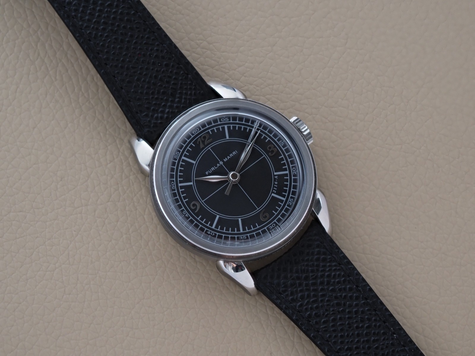 Furlan Marri Black Sector 37.5mm 20202 Black Dial Box Papers 2022
