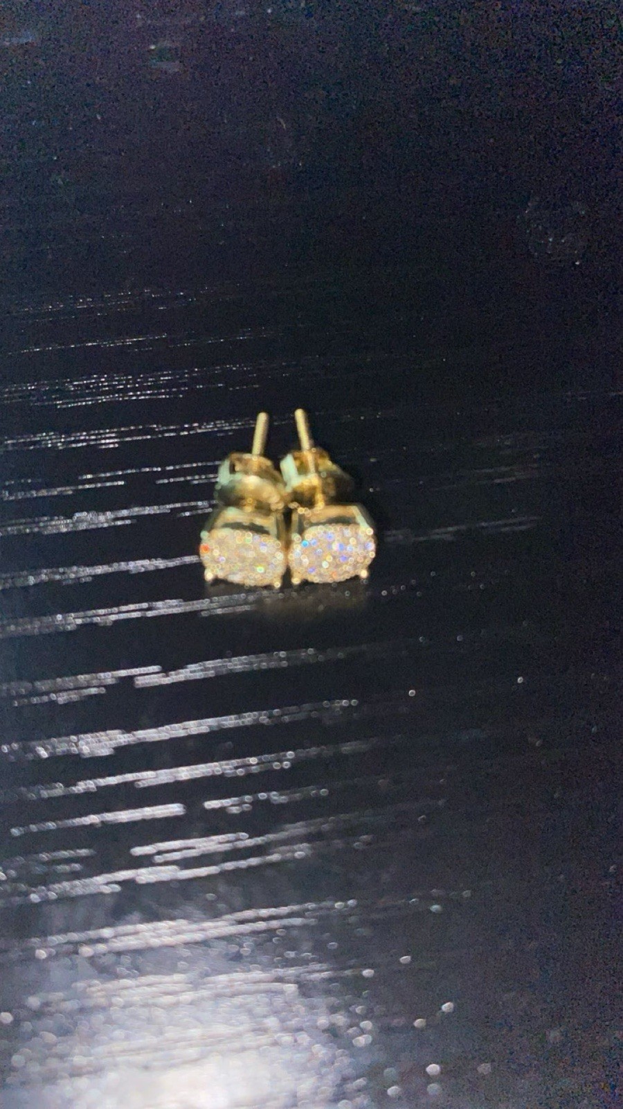 14k Gold Lab-Created Diamond Stud Earrings