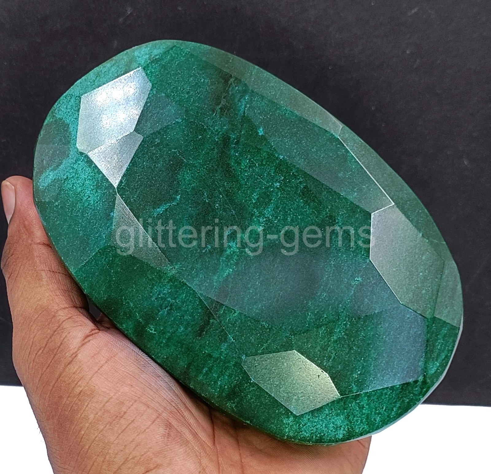 4036.0 Ct Oval Cut Natural Green Emerald IGL Certified Loose Gemstone 5JOU