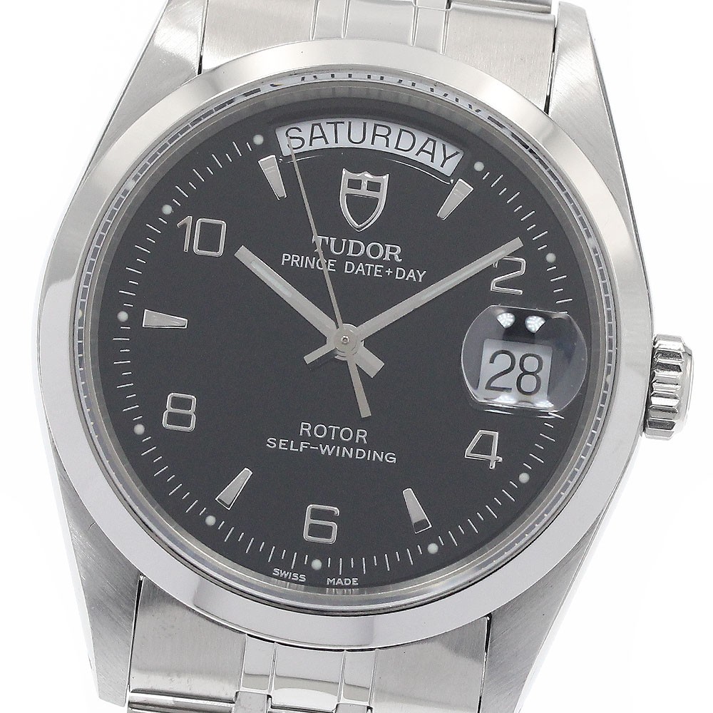 TUDOR Prince Date Day 76200 black Dial Automatic Men’s Watch_943005