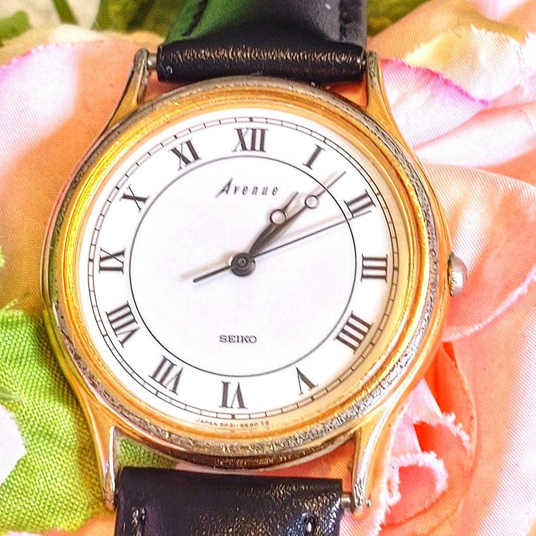 Working SEIKO Avenue men’s watch, Roman numeral strap, brand new.
