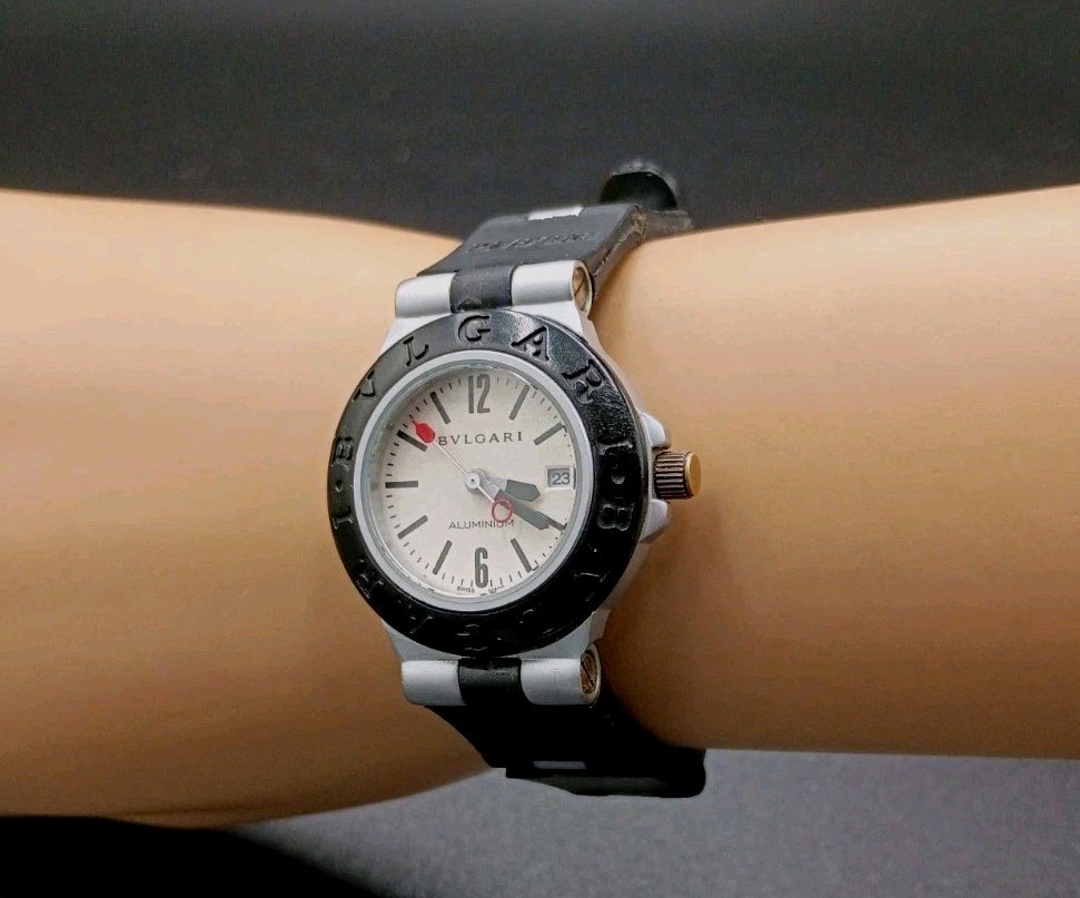BVLGARI Aluminum AL38A Aluminum Swiss Watch