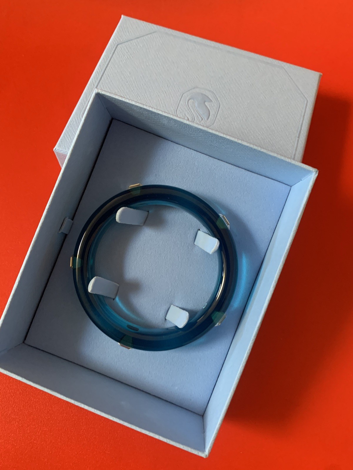 Swarovski Blue Dulcis Bangle Size M Medium Vibrant Crystal 5714390 NEW In Box💕