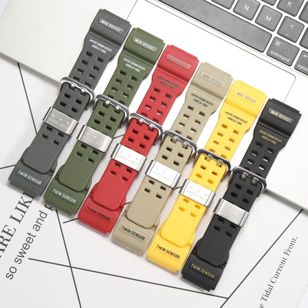 GG-1000 Resin Replacement Strap Compatible with Casio Master of G MUDMASTER G…