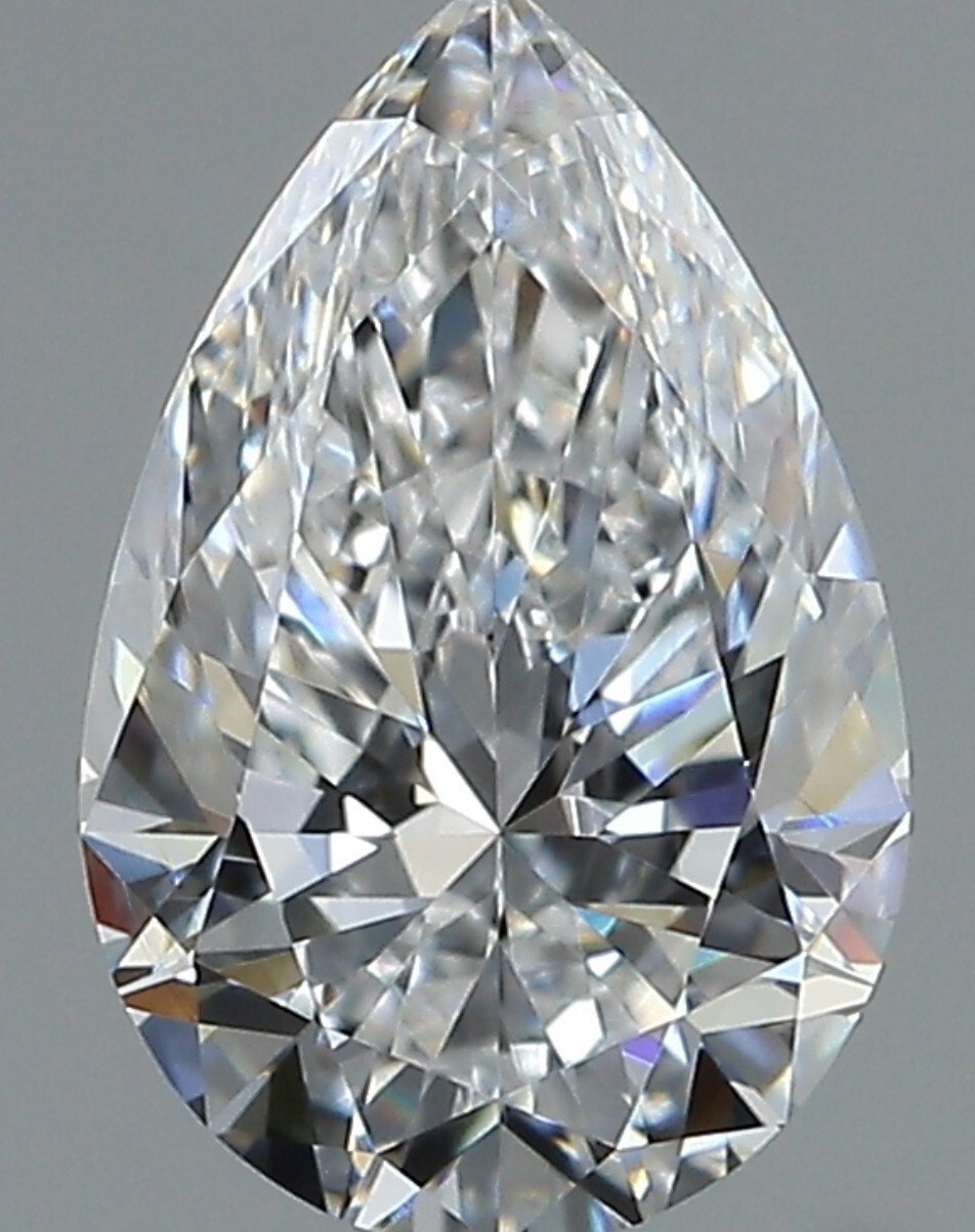 PEAR EXCELLENT CUT 0.93 CT E-F VVS2 CVD LAB GROWN LOOSE DIAMOND