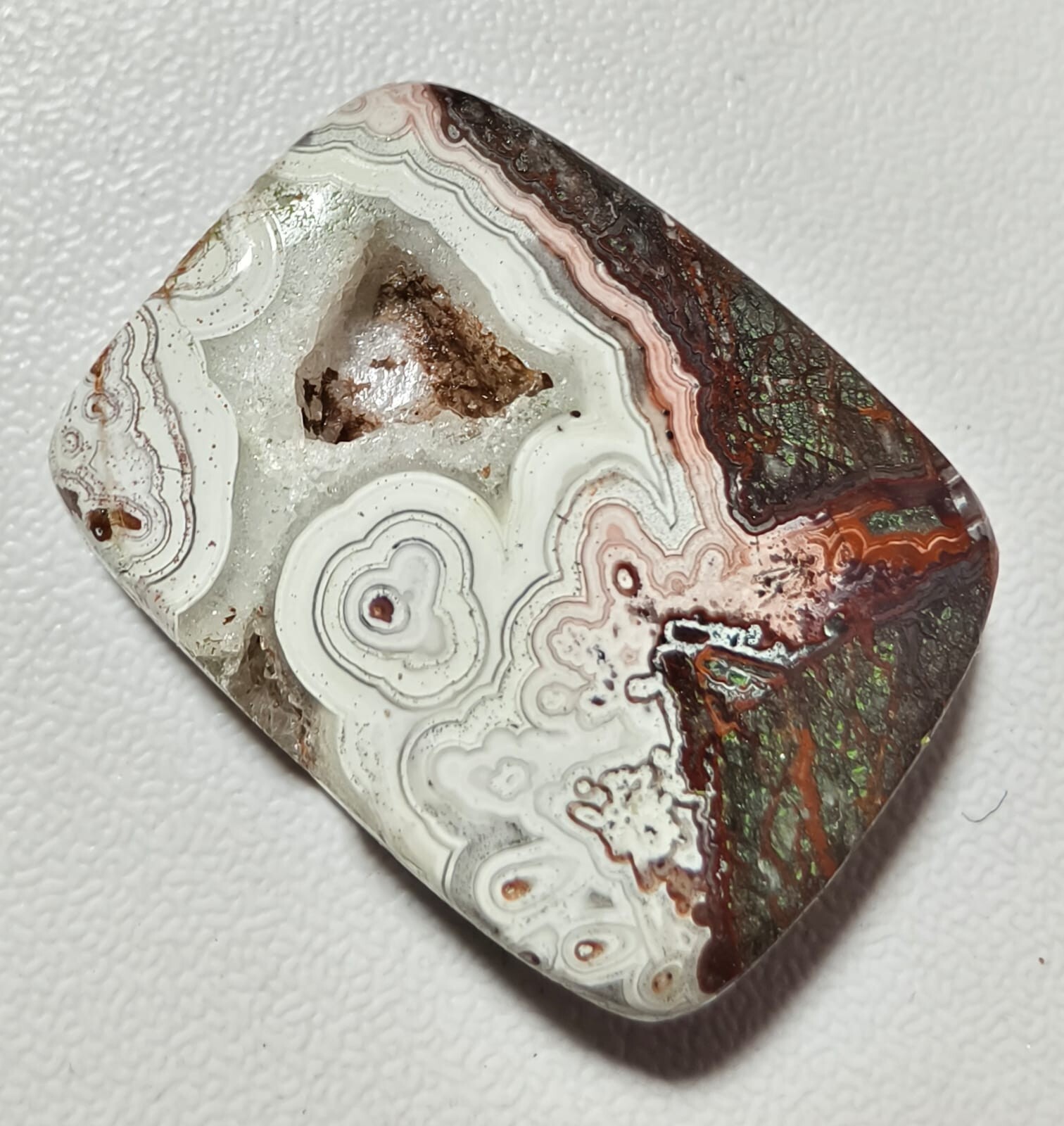 26.75 Cts Natural Crazy Lace Agate Cabochon Gemstone 23.3×17.8×6.5 MM