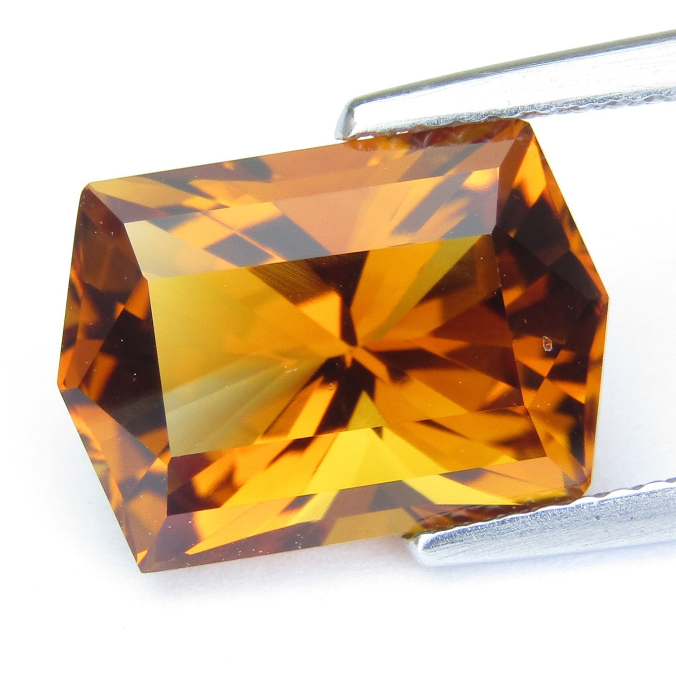 5.67Cts Fantastic Natural Citrine 13×9.3×7.7mm Fancy Cut Collection Gemstone-VDO