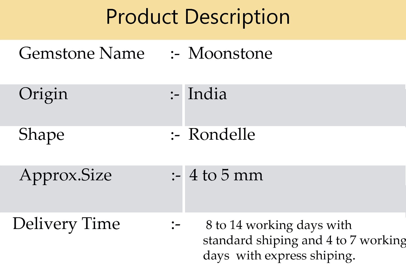 Natural Gem Blue Fire Rainbow Moonstone 4-5mm Faceted Rondelle Bead Necklace 16″