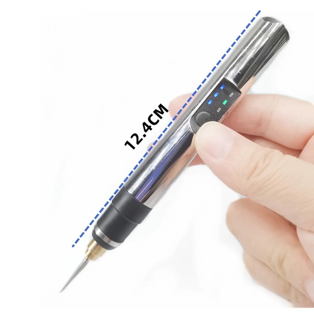 USB Rechargable Engraving Pen with 30 Bits Mini Electric DIY Engraver Cordless