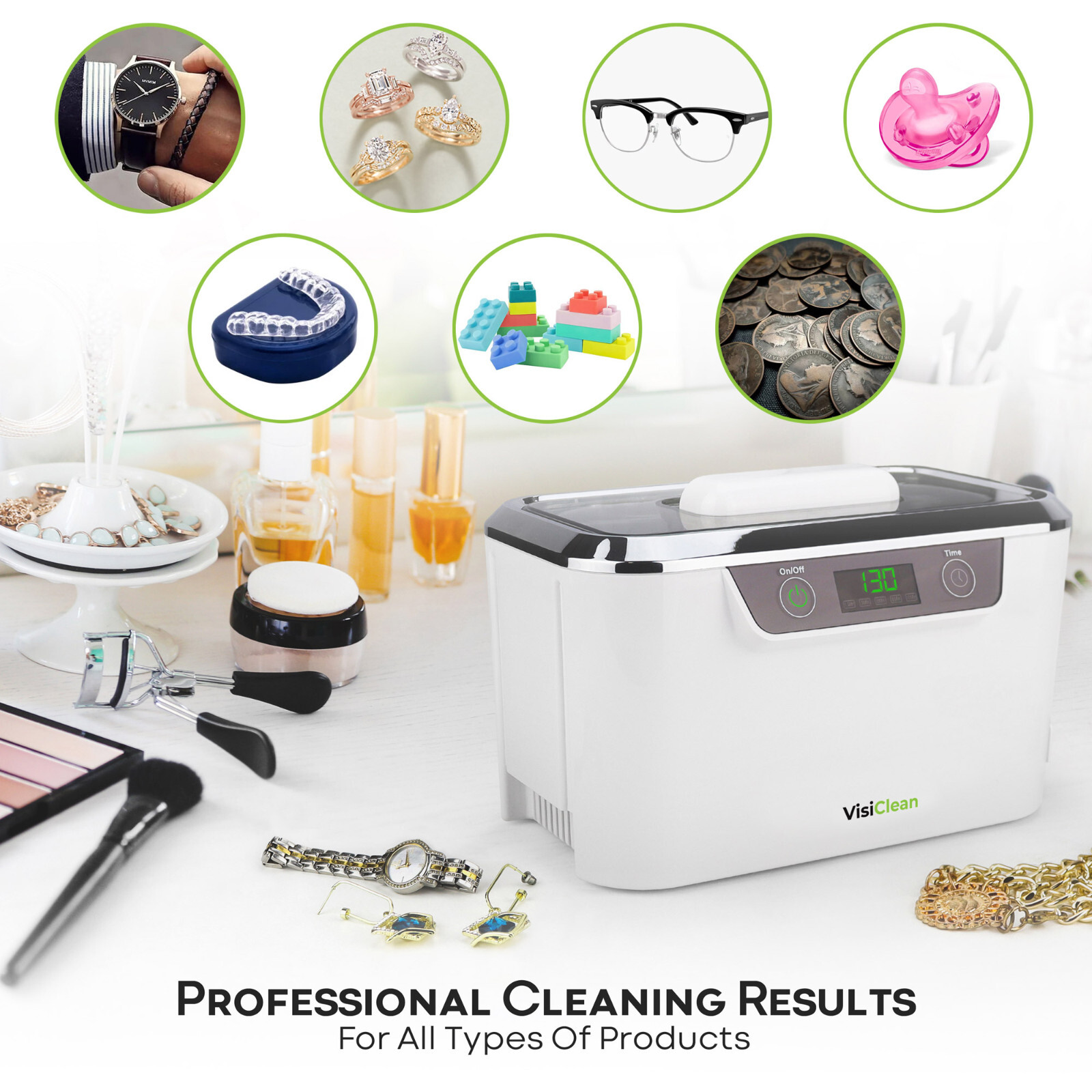 InvisiClean Pro Elite Ultrasonic Cleaner – Factory Refurbished – OTS-IC-2755