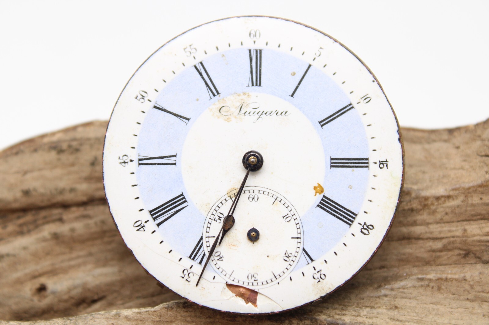 VINTAGE NIAGARA POCKET WATCH MOVEMENT 45.4mm FOR REPAIR (GF2)