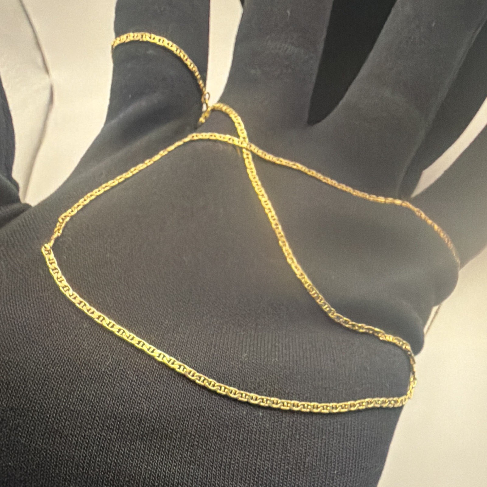 10k Solid Gold 2mm Mariner Link 20 inches