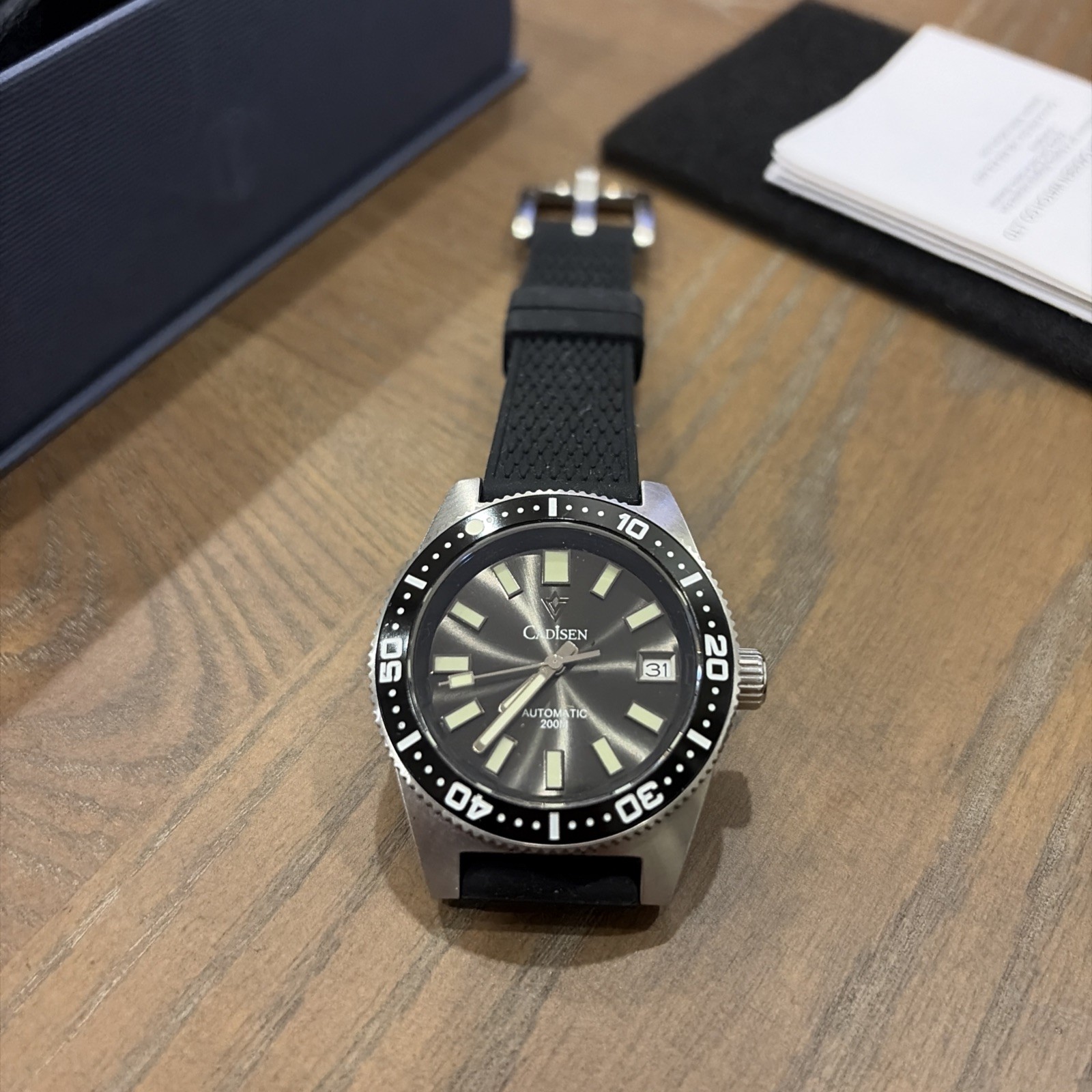 62Mas Cadisen sport/dive watch.