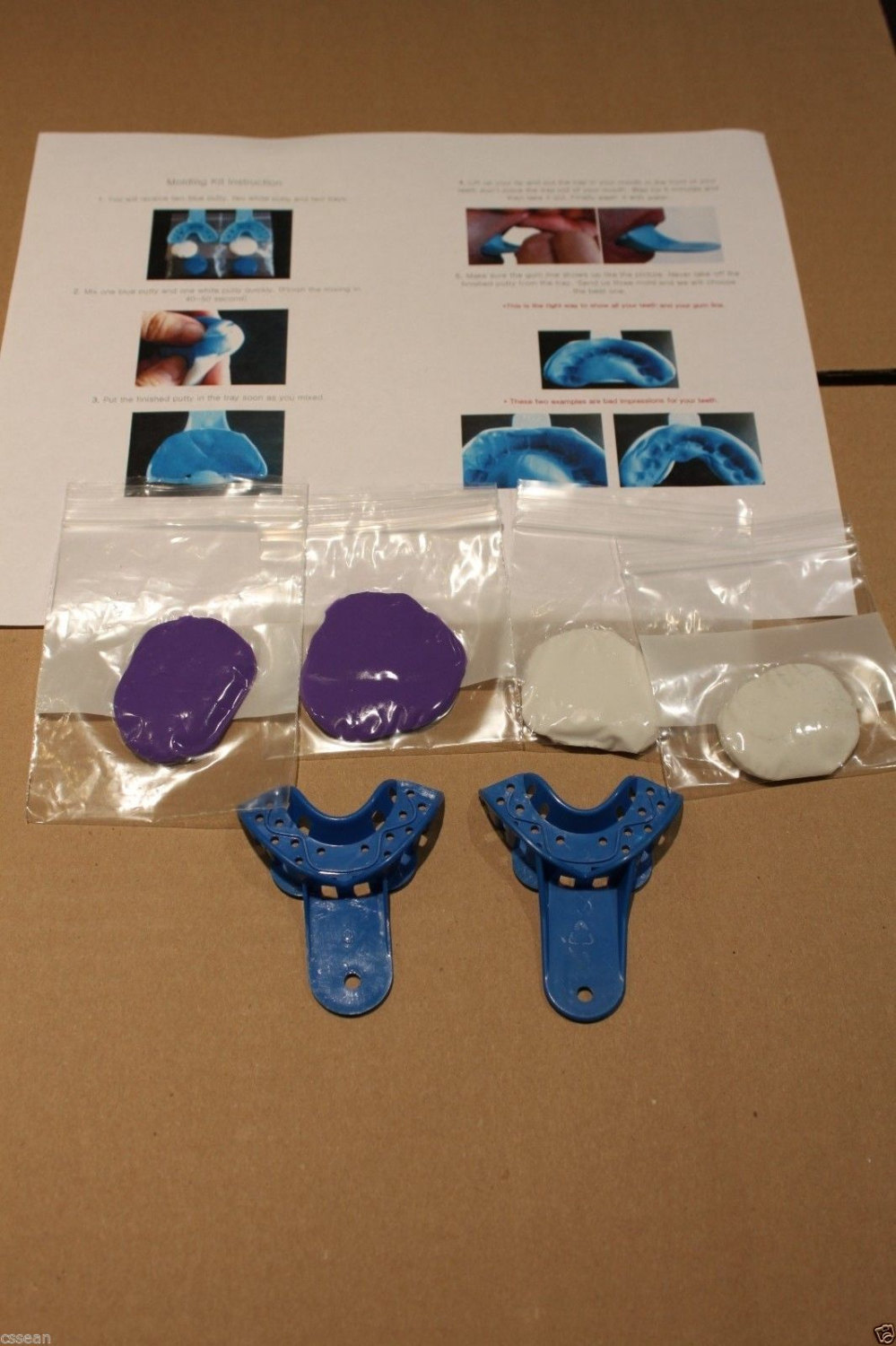 Custom Grill Mold Putty Molding kit Impression Kit for Silver Gold Grill Grillz
