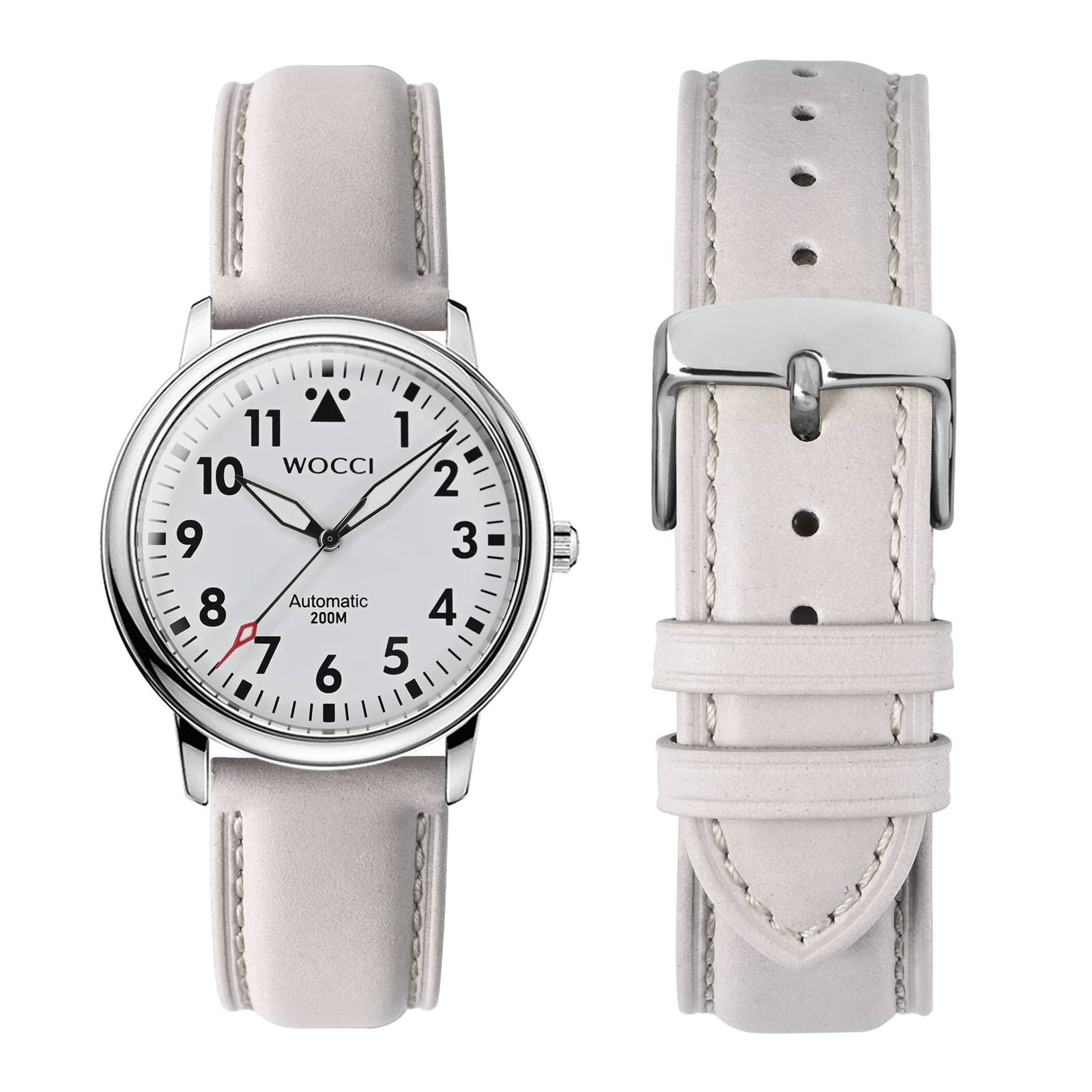WOCCI Vintage Leather Watch Band 14 15 16 17 18 19 20 21 22 23 24mm Strap