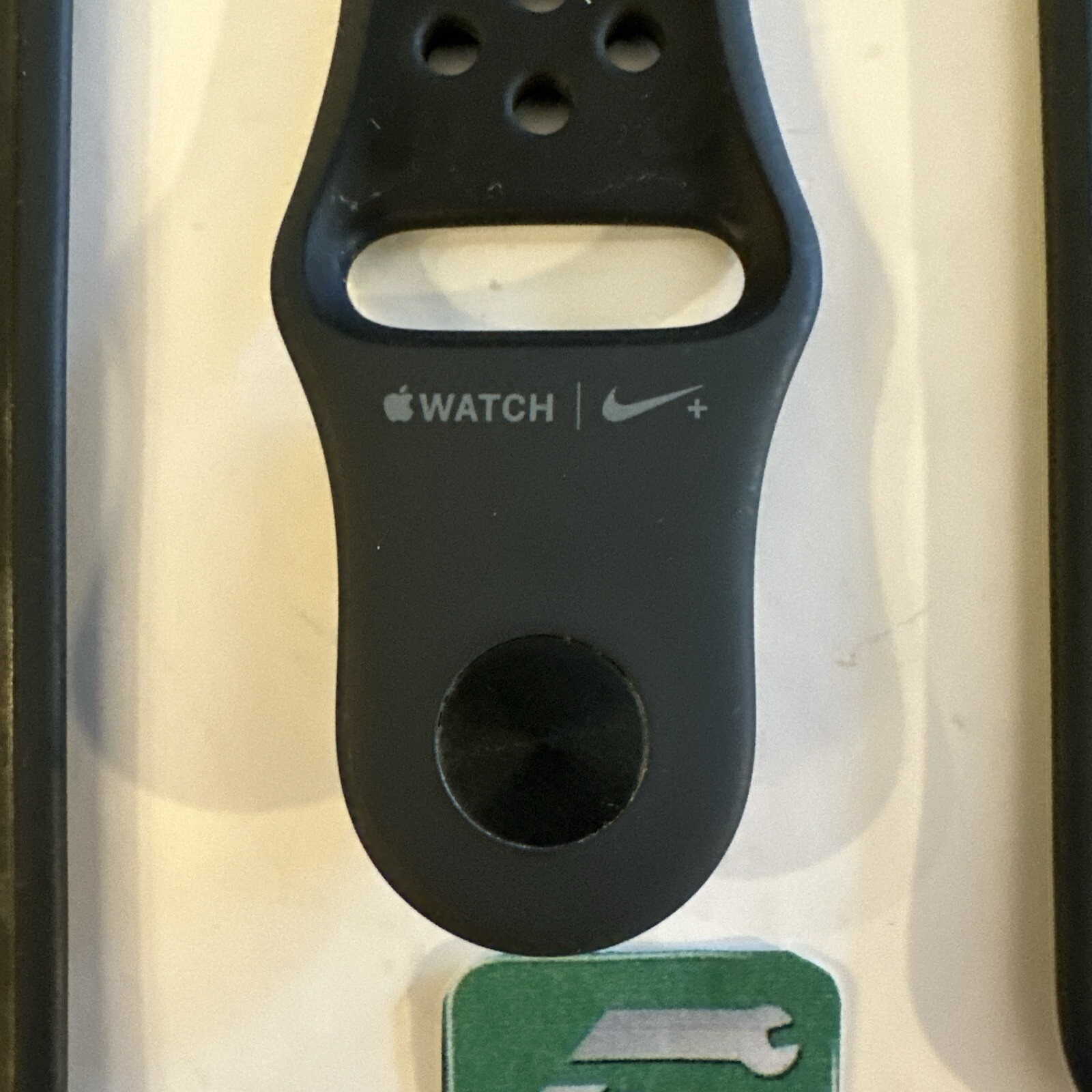 Apple Watch Nike Sport Band 45mm (42/44/46/49) Genuine OEM Black S/M/L Used