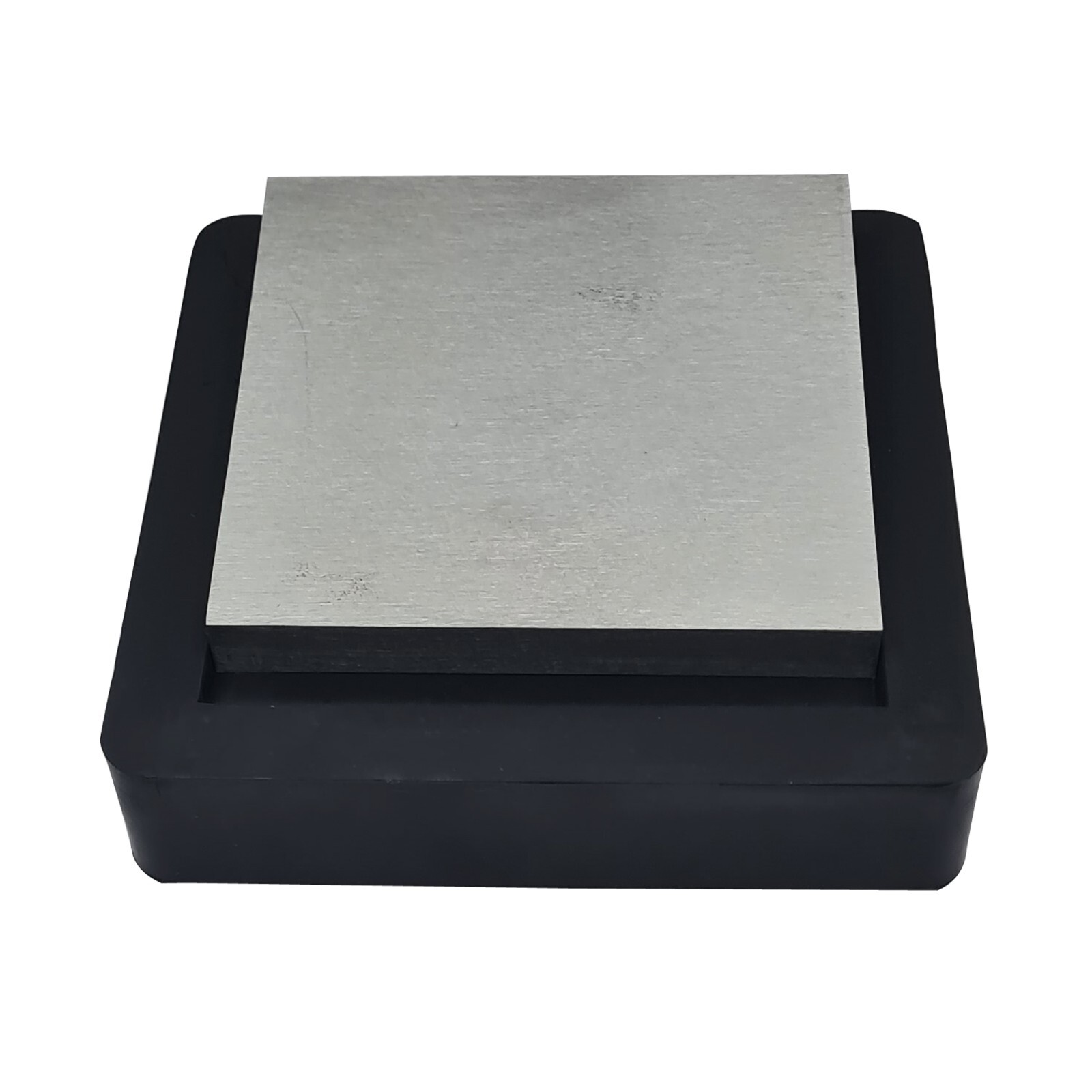 4″ Steel & 5″ Rubber Bench Block Flat Anvil -Jewelers Tool – Metal Stamping Tool