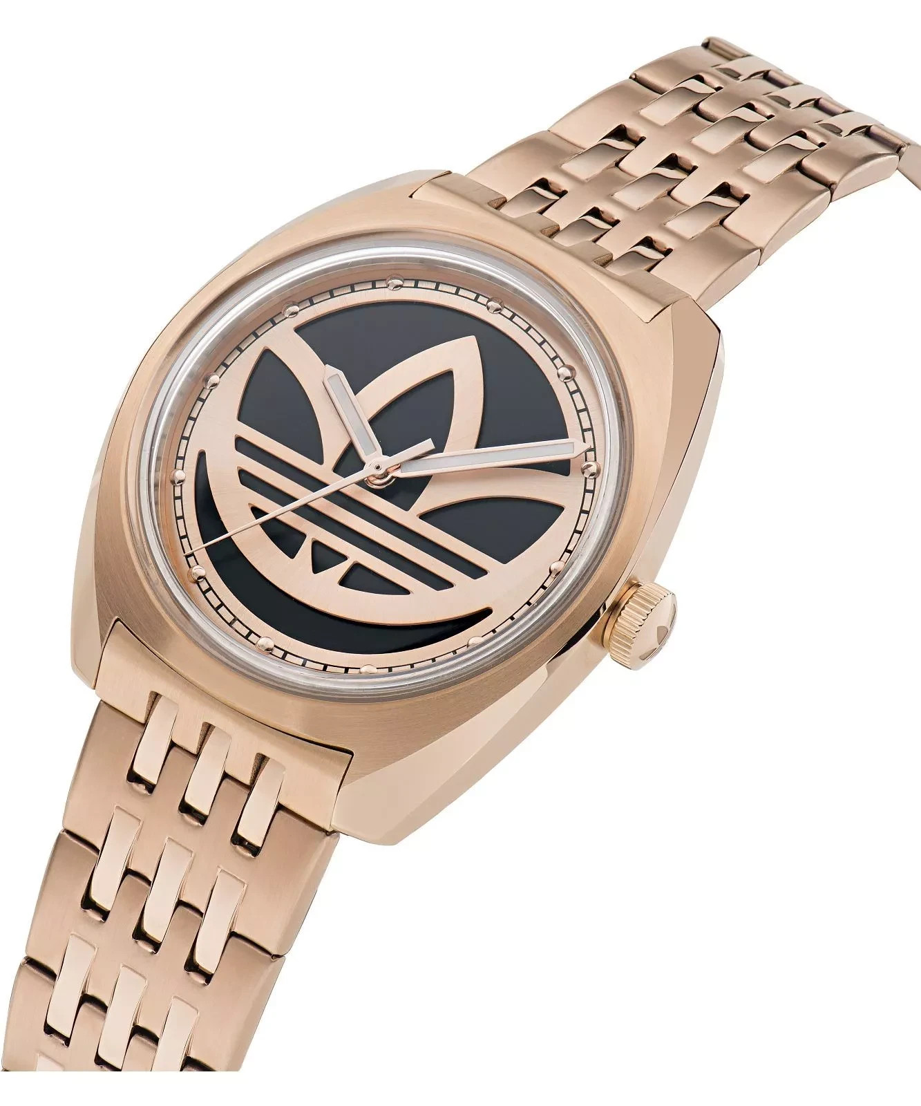 Adidas Men’s Edition One AOFH23009 Black Dial Rose Gold Watch 39mm Quartz NEW