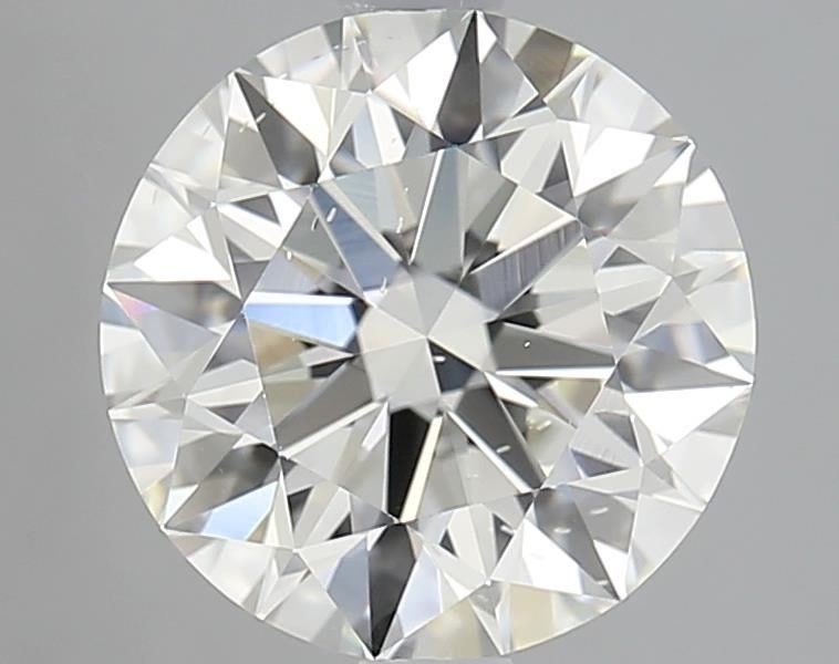 Cert. AGI Round 2.15 Carat Natural Mined Diamond Loose J color SI1 clarity