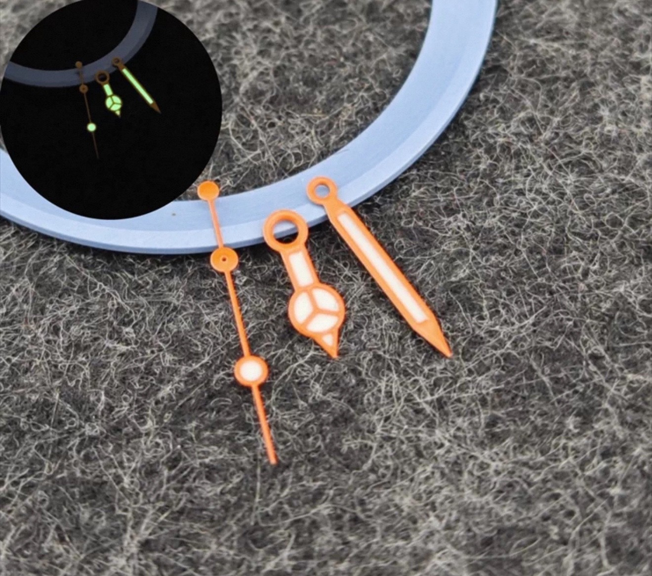 1 Set Luminous Watch Hand Set 7.8x12x12.5mm For NH35 NH36