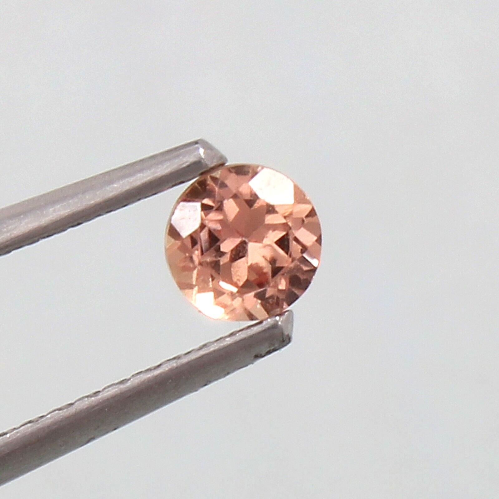 AAA Natural Flawless Ceylon Padparadscha Sapphire Loose Round Gemstone Cut 4x4mm