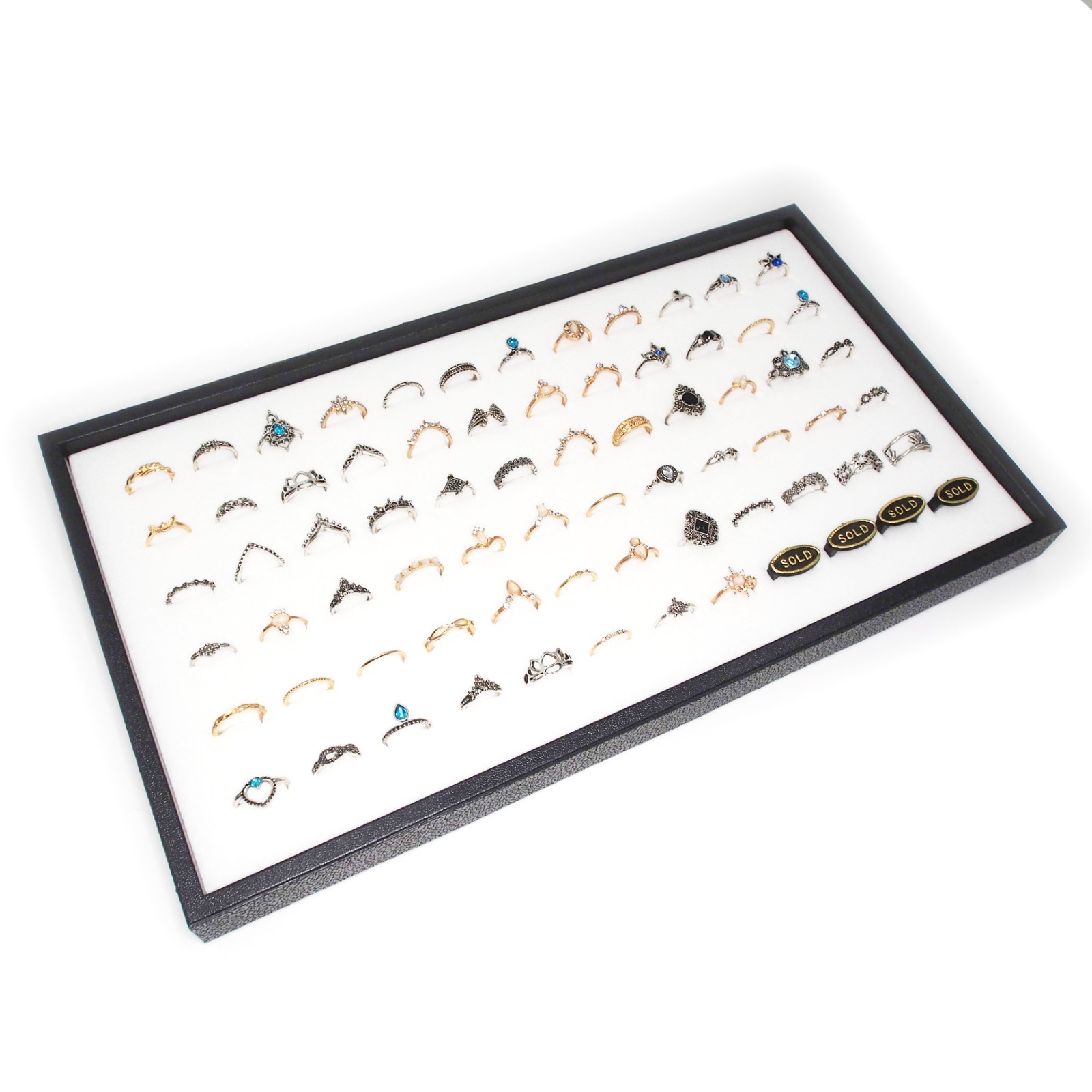 888 Display Made in USA Jewelry Foams Ring Foam Display 36 & 72 Ring Slot Foams