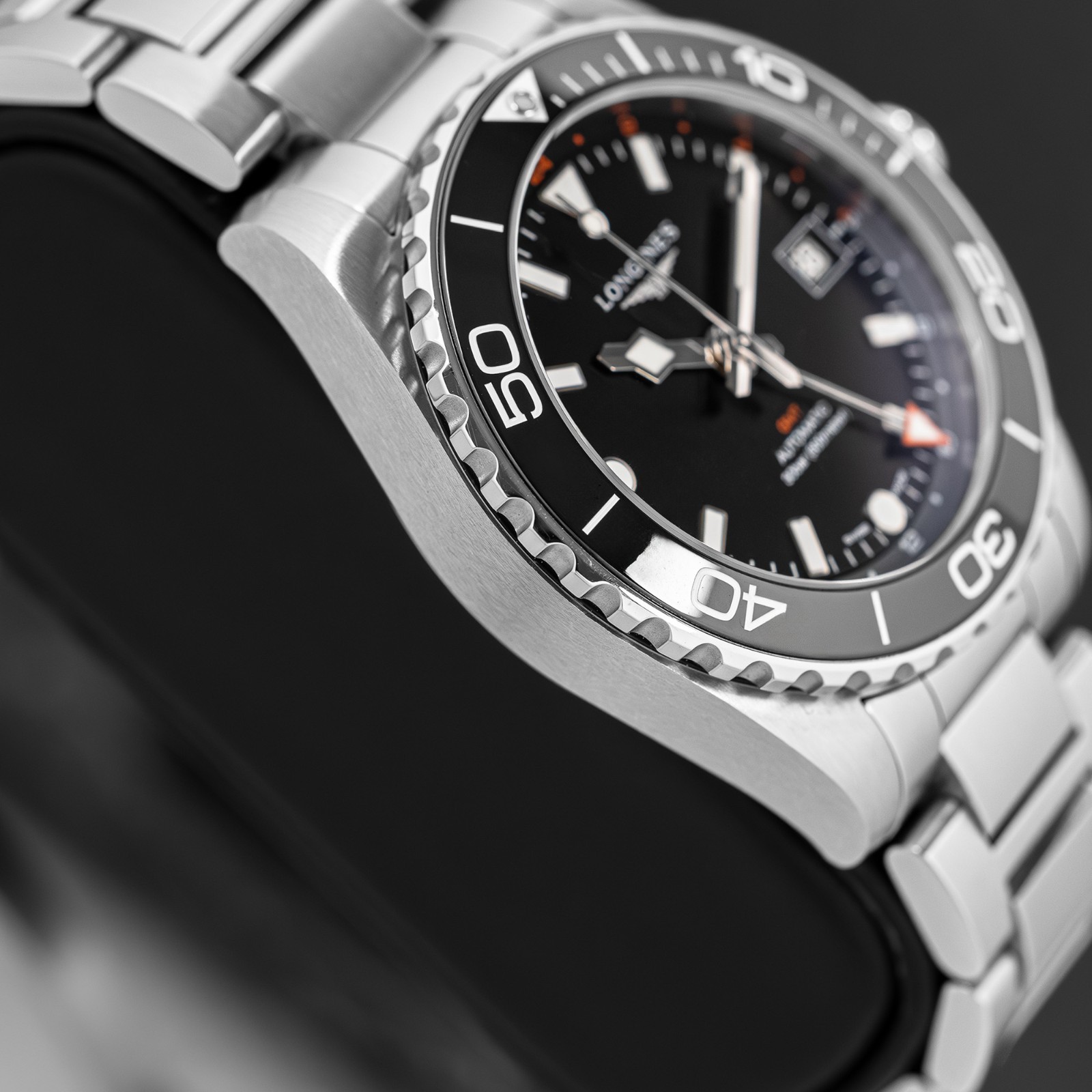 Longines HydroConquest Black Unisex Adults Watch – L3.790.4.56.6