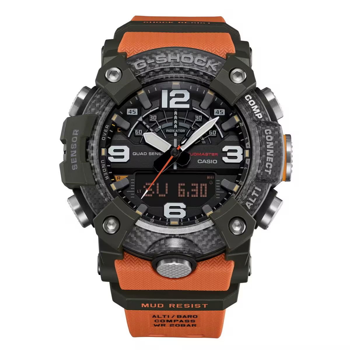 CASIO G-SHOCK GG-B100X-1A9 MASTER OF G – LAND MUDMASTER Bluetooth Carbon resin