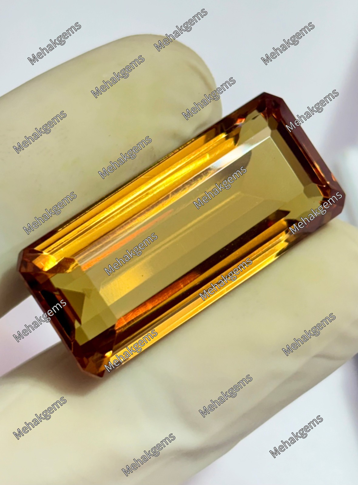 56 Carat Color Shift Zultanite Baguette Gemstone, Custom Ring Pendant Stone