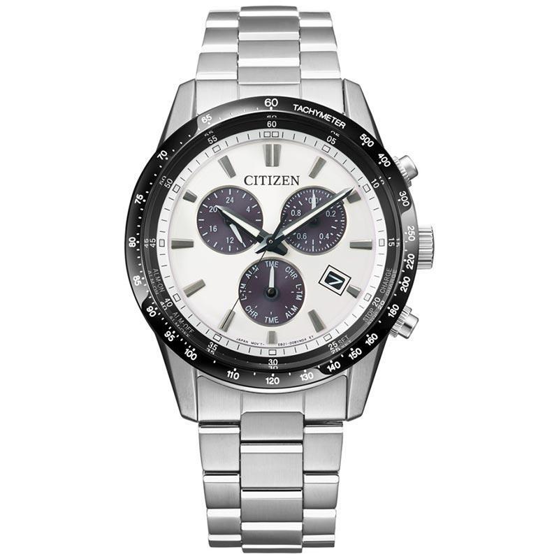 Citizen Collection BL5614-59A Eco-Drive White Silver Black Analog Men’s Watch