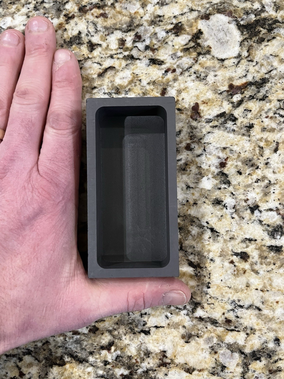 2-Pack 2.2lb Graphite Ingot Molds for Gold Silver Copper Aluminum Brass