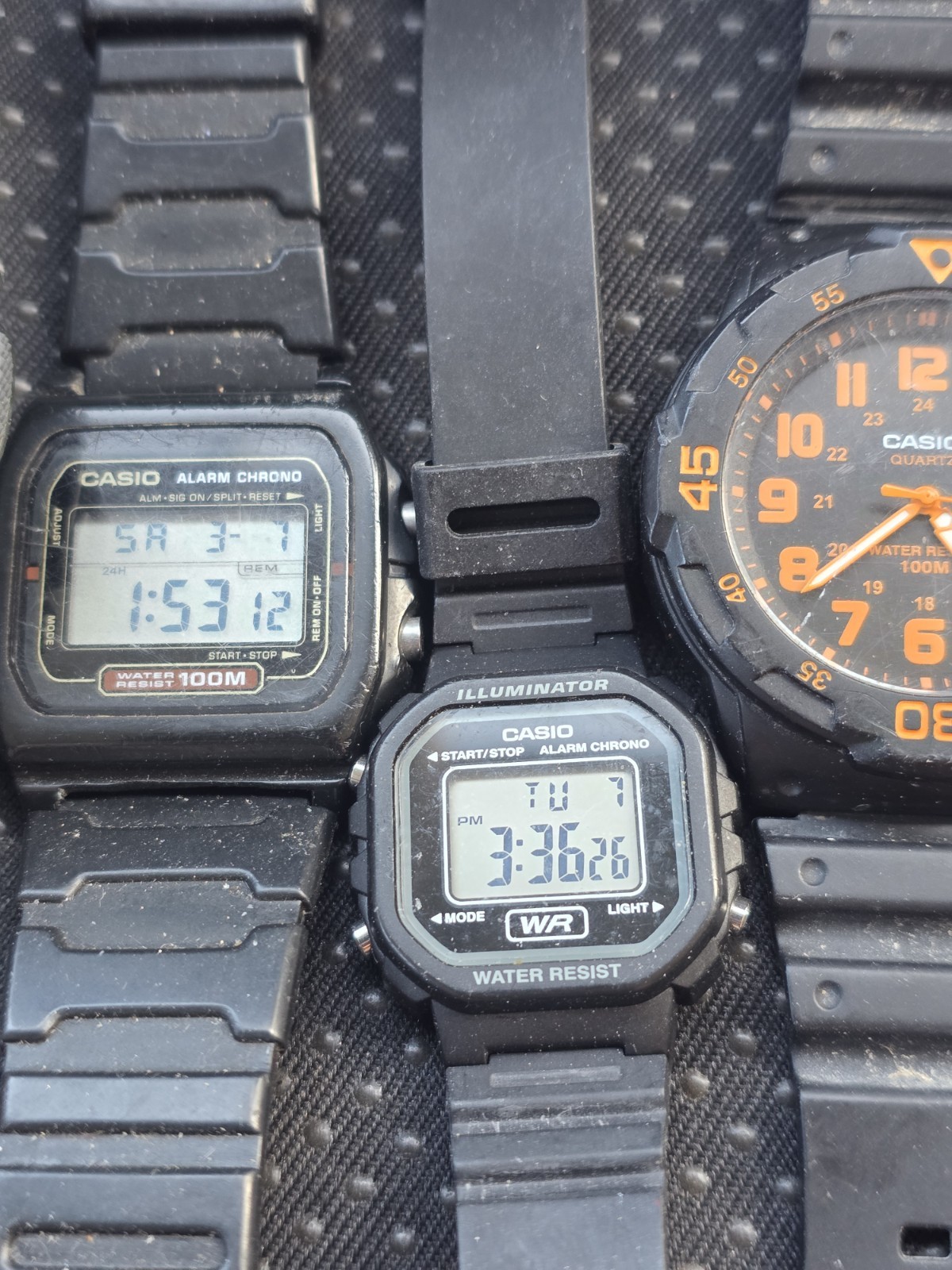 Vintage Casio Watches Lot Of 6 In Pre Owned Condition Casio Pathfinder #H