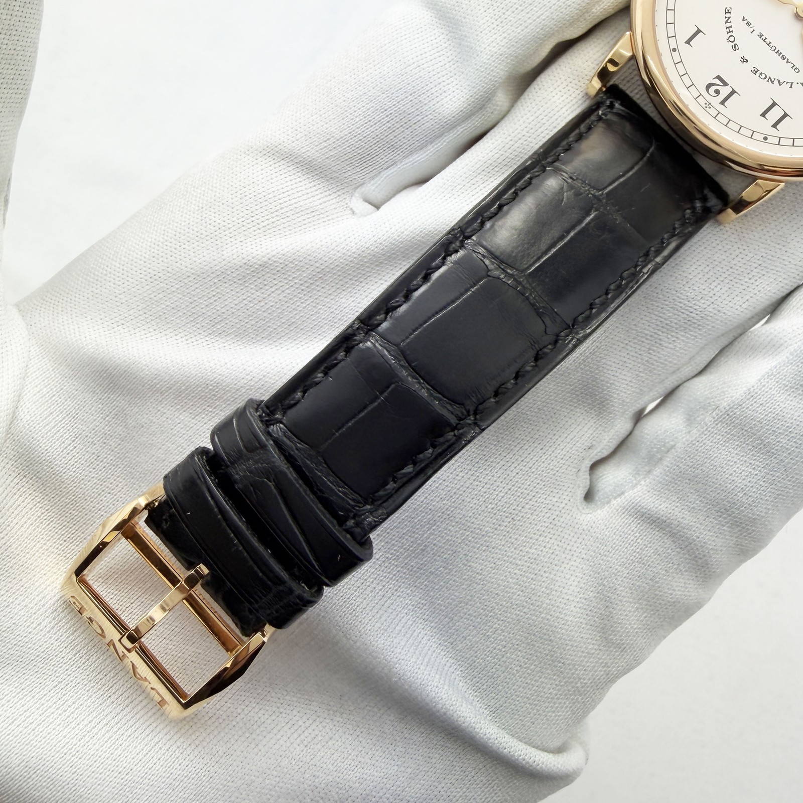A. Lange & Sohne 1815 206.032 36MM Silver Dial 18K Rose Gold Paper