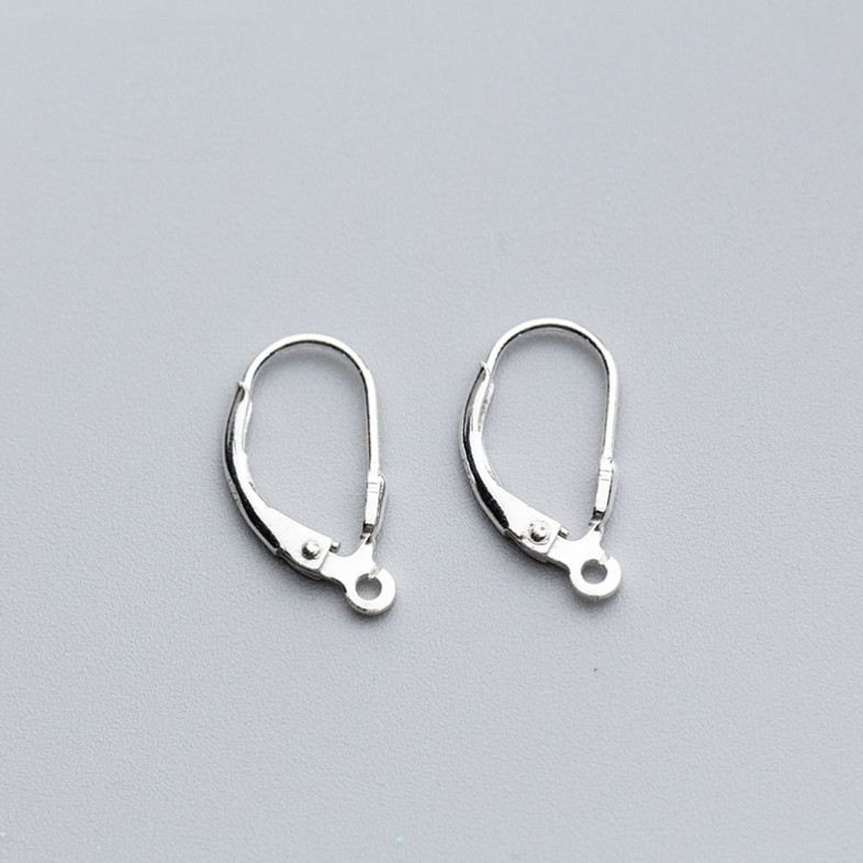 925 Sterling Silver Hypoallergenic Leverback Earring Hooks Ear Wire Connector