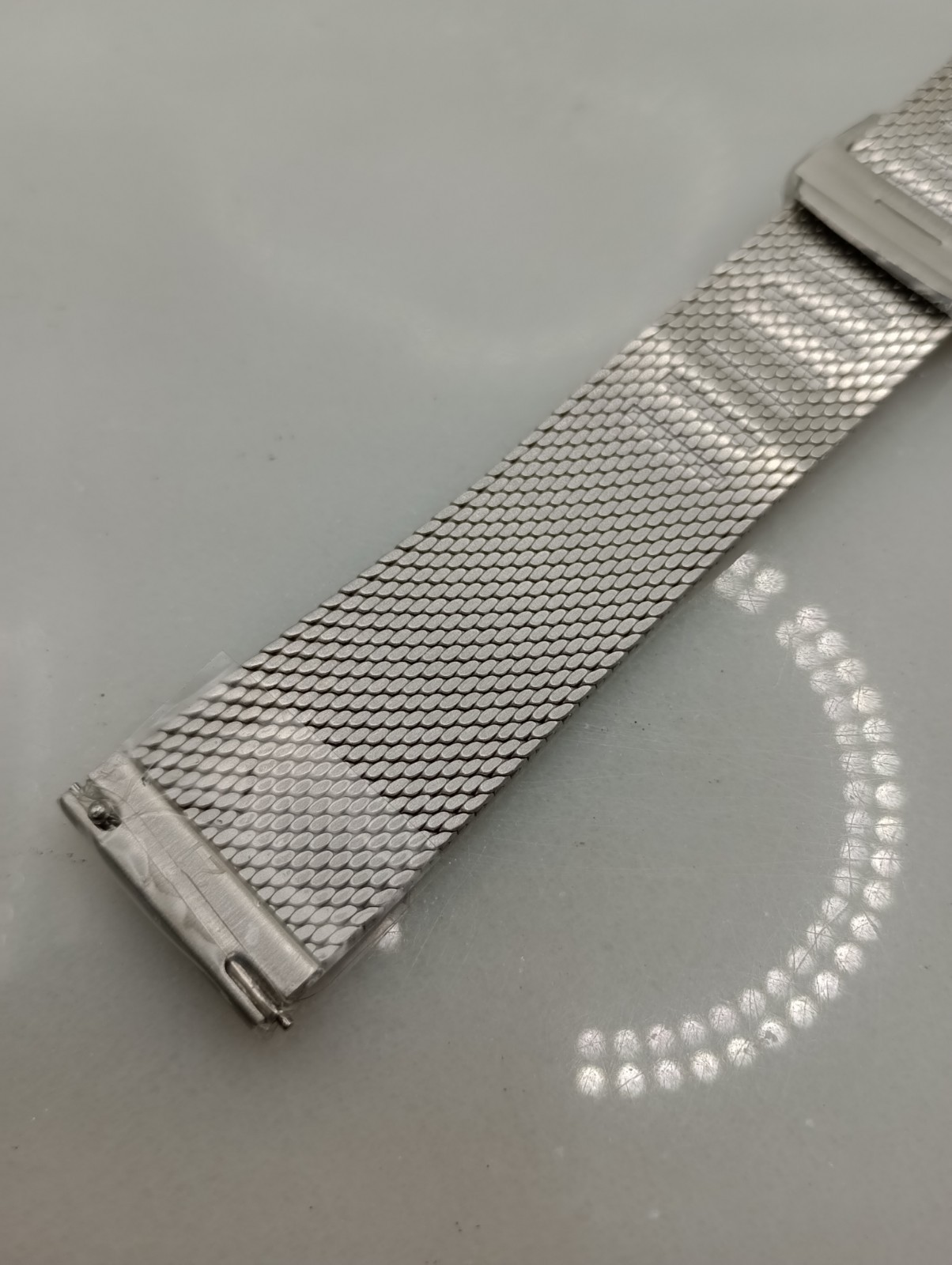 New Watchgecko 21mm Calibre 1960 Mk2 Mesh Stainless Watch Strap Bracelet 6B452