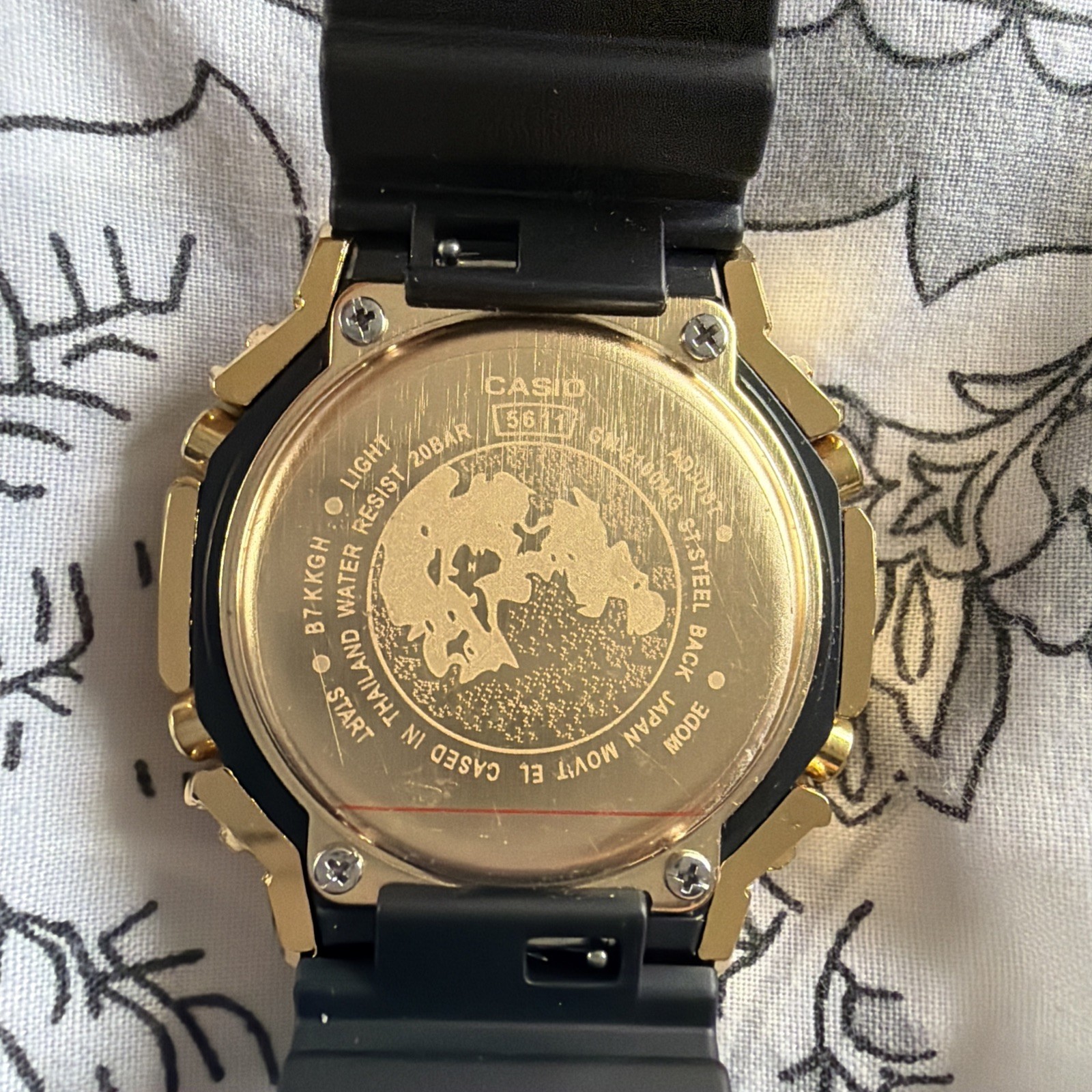 CASIO G-SHOCK GM-2100MG-1AJR “Moon Gold” Limited Edition Metal Cover Watch EXC+4