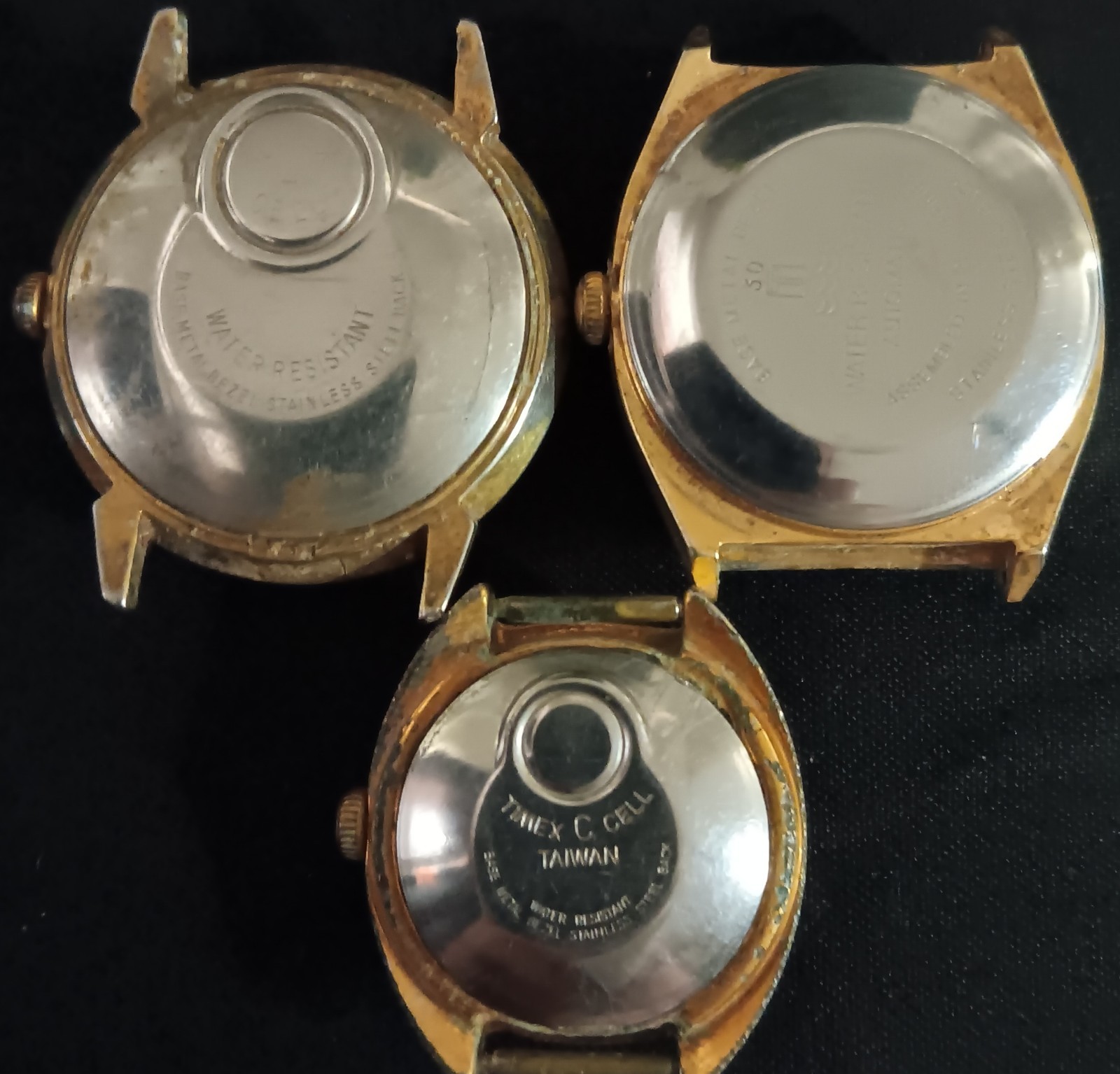 Ele watch lot 9 Vintage Watches Automatic Lucerne Stellaris Timex Electric Parts