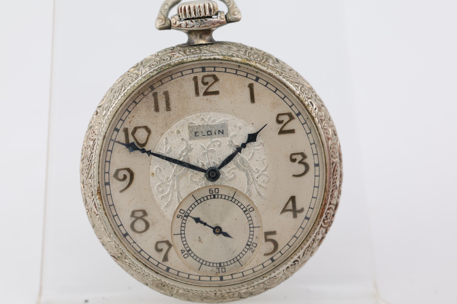 ELGIN 345 ILLINOIS TIVOLI GOLD FILLED POCKET WATCH, 30093865, 12s 17j RUNS (OI)