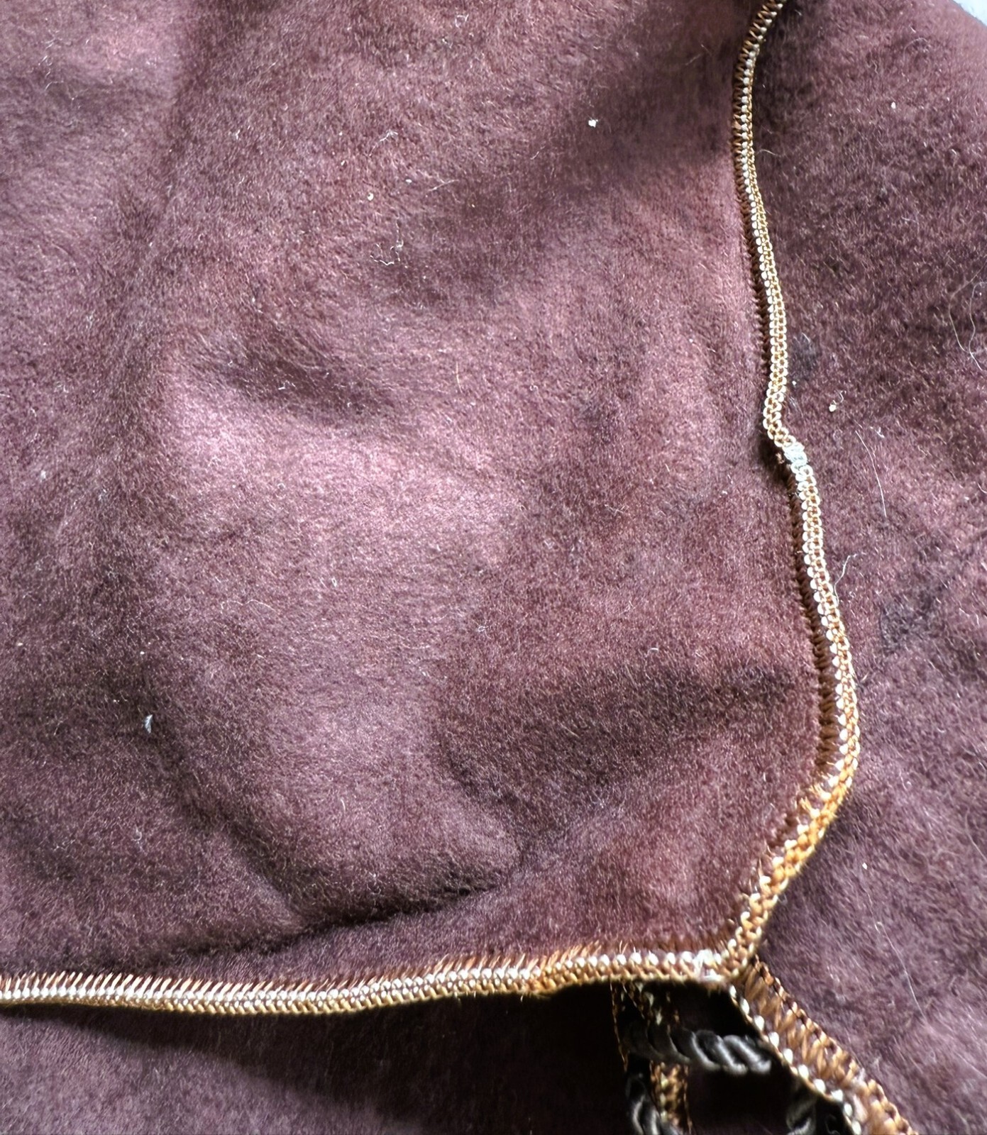 Tiffany & Co. Big 17″ x 14 “Brown Anti Tarnish Jewelry Silverware Felt Bag Pouch