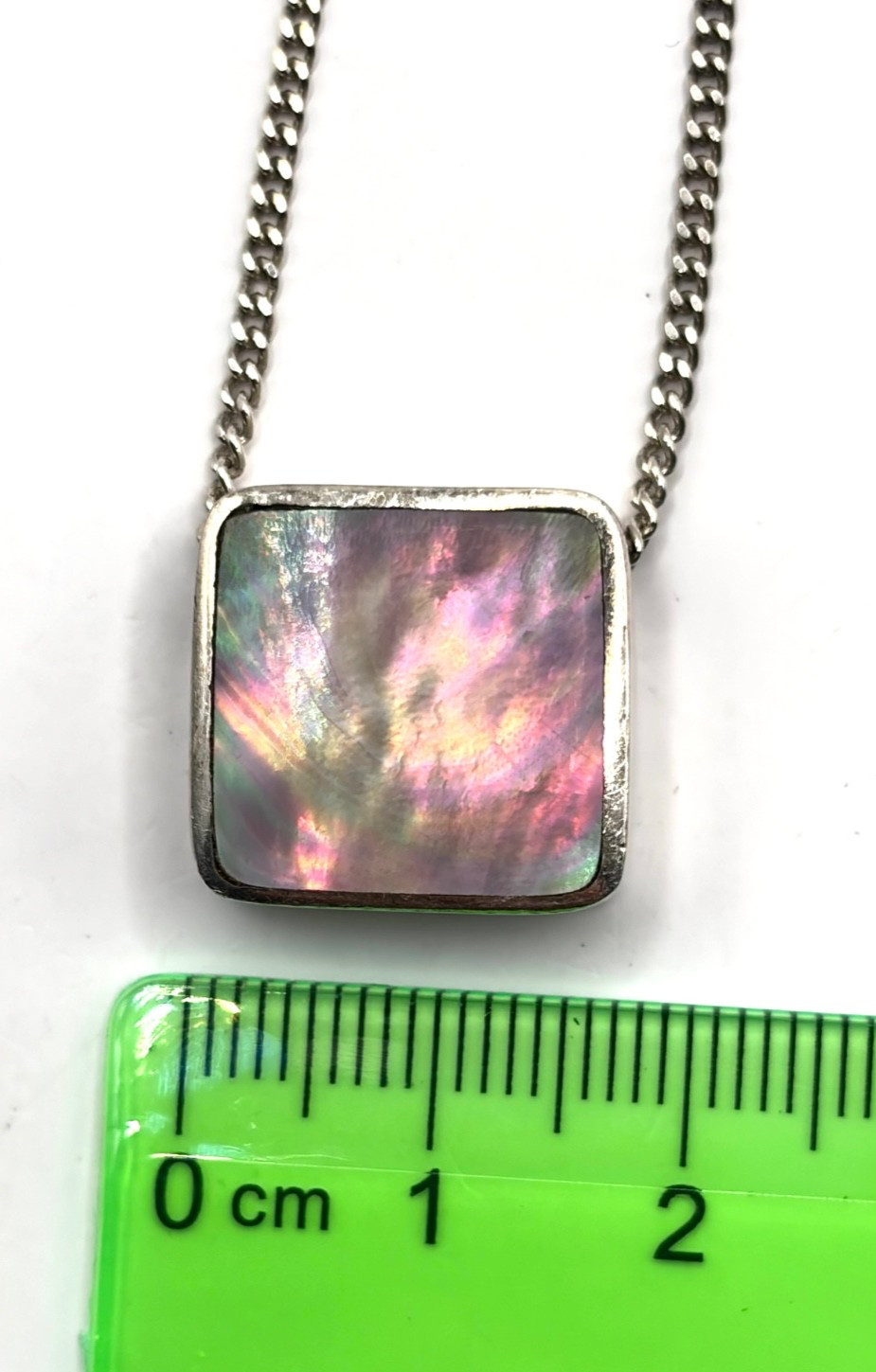 Rare Vintage 2002 DSW David Scott Walker Sterling Silver Shell Pendant