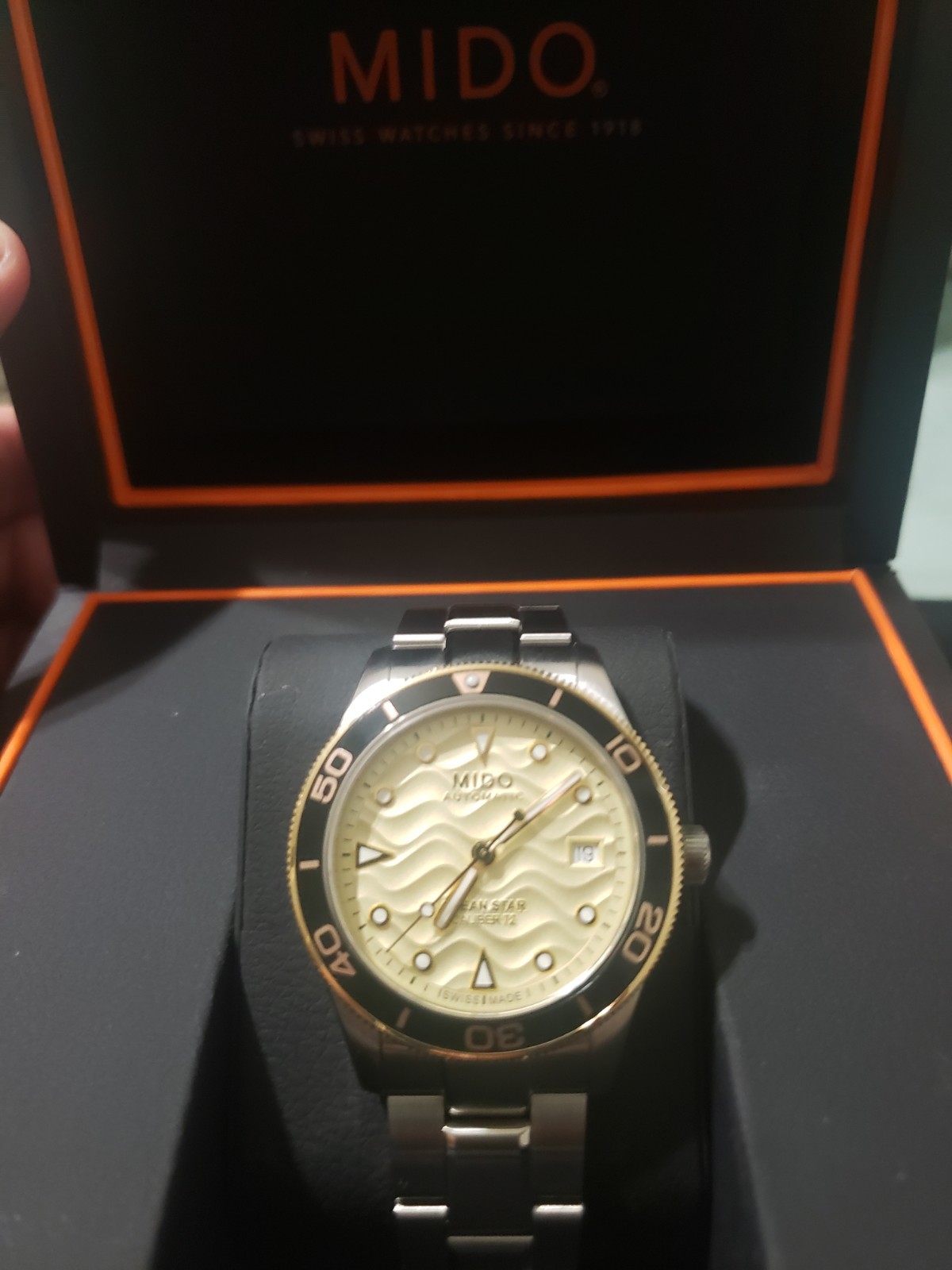 Mido Ocean Star 39mm Automatic Champagne Dial Watch M026.907.21.021.00 + B&P