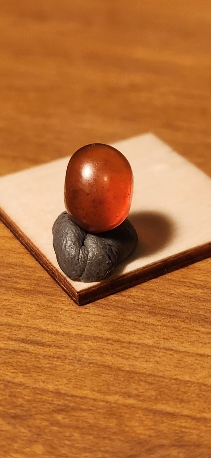 5 Carats, Natural Hessonite Garnet Cabochon, 10x7x5mm